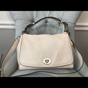 Coach leather purse- cream